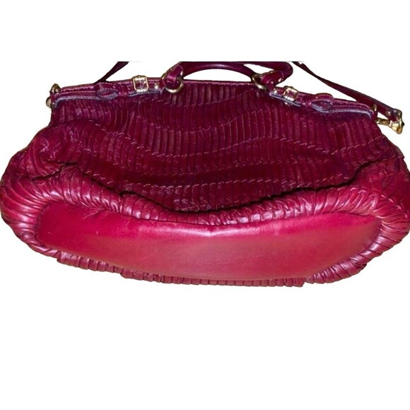 Coach Wine Burgundy Large Gathered Madison Tote Bag F1182-18643 - Picture 4 of 7